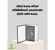 Sözlük Görünümlü Gizli Kitap Kasa – Anahtarlı Metal İç Kasa, Kompakt Boyut, Şık ve Güvenli Tasarım