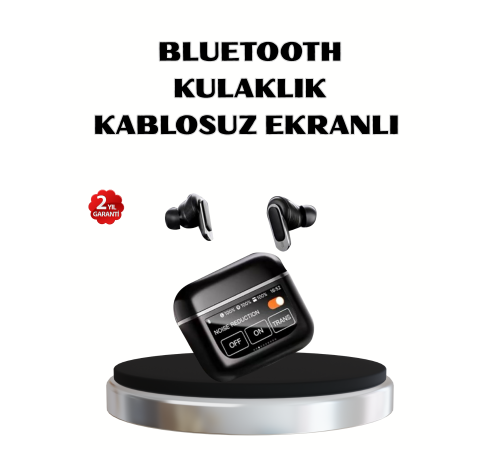 ANC Teknolojili Kablosuz Bluetooth Kulaklık – Dokunmatik, Dijital Göstergeli, Yüksek Ses Kalitesi
