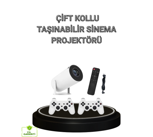 Bluetooth 5.0 ve Wi-Fi 6 Akıllı 4K Projeksiyon