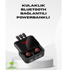 Powerbank Özellikli Bluetooth Kablosuz Kulaklık – Dokunmatik Kontrol, Uzun Pil Ömrü, Ergonomik Tasarım
