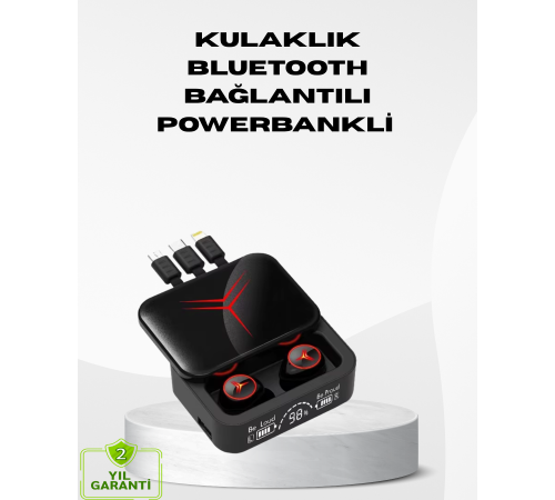 Powerbank Özellikli Bluetooth Kablosuz Kulaklık – Dokunmatik Kontrol, Uzun Pil Ömrü, Ergonomik Tasarım