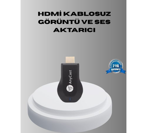 Akıllı Telefon ve TV Arasında Kablosuz Ekran Yansıtma Cihazı