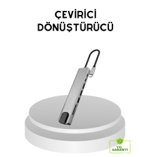 Dönüştürücü Hub – Kompakt, Dayanıklı ve Yüksek Hızlı Bağlantı