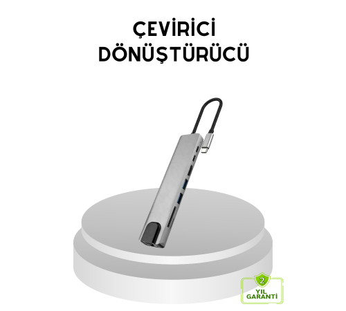 Dönüştürücü Hub – Kompakt, Dayanıklı ve Yüksek Hızlı Bağlantı