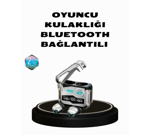 Kablosuz Spor Kulaklık – Düşük Gecikmeli Oyun Modu, Powerbank Şarj Kutusu