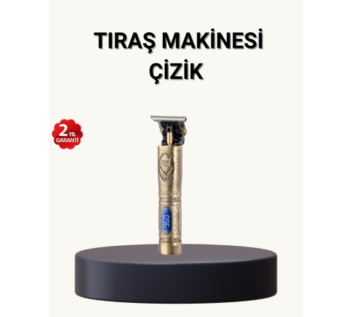 Profesyonel Kablosuz Tıraş Makinesi – 1-2 Saat Kesintisiz Kullanım