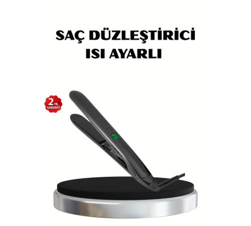 Titanyum Kaplamalı Saç Düzleştirici – Nem Koruma Sensörü