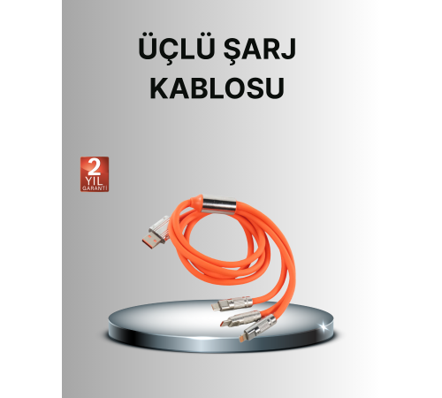Dayanıklı Hızlı Şarj Kablosu – Esnek, Kırılmaz ve Yüksek Hızlı Veri Aktarım Destekli
