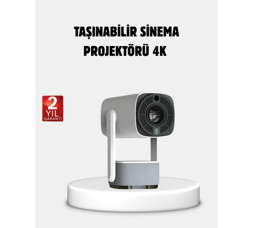 HD 720p Projeksiyon Cihazı – Geniş Ekran, 10.000 Saat Ampul Ömrü, Ev Sineması Deneyimi