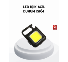 Mini 800 Lümen LED El Feneri – USB Şarjlı, 3 Kademeli Işık, Şişe Açacaklı Taşınabilir Tasarım