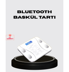 Akıllı Dijital Baskül – Bluetooth Bağlantılı, 8 Ölçüm Verili, Akıllı Vücut Analiz Tartısı