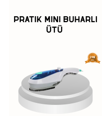Mini Buharlı Seyahat Ütüsü – Hızlı Isınan, Koku Giderici, Her Kumaşa Uygun Taşınabilir Ütü