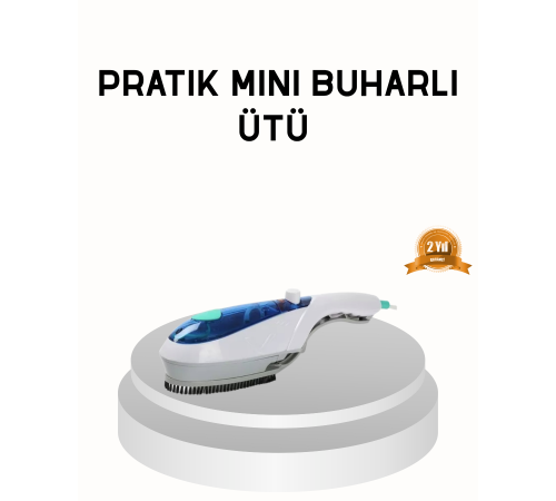 Mini Buharlı Seyahat Ütüsü – Hızlı Isınan, Koku Giderici, Her Kumaşa Uygun Taşınabilir Ütü