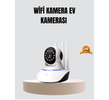 HD IP Kamera – Gece Görüşlü, Hareket Sensörlü, Mobil Takip ve Çift Yönlü Ses