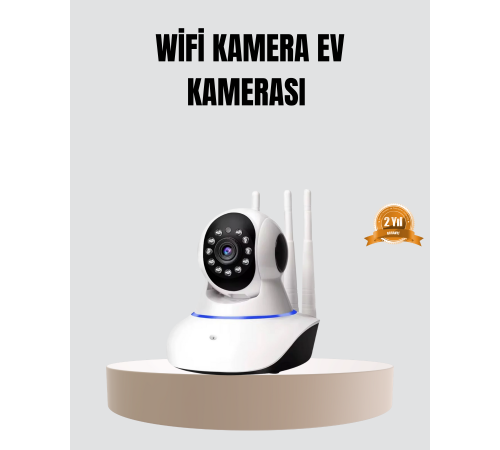 HD IP Kamera – Gece Görüşlü, Hareket Sensörlü, Mobil Takip ve Çift Yönlü Ses