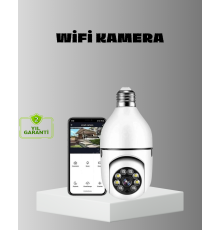 Akıllı Duy Kamera Gece Görüşlü ve Hareket Algılama Sensörlü