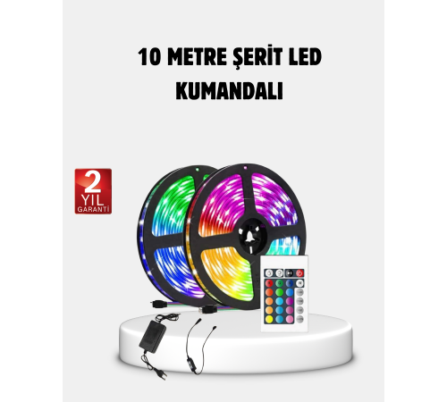RGB Smart Şerit LED – TV Arkası ve Dekoratif Alanlar İçin Işık Şeridi