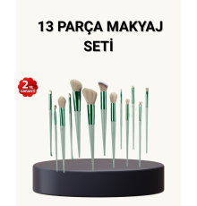 13’lü Yumuşak Kıllı Makyaj Fırça Seti – Profesyonel Kalite, Hassas Ciltlere Uygun
