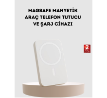 5000mAh Manyetik Powerbank – iPhone Serisi İçin Taşınabilir Kablosuz Şarj Cihazı