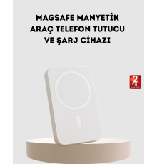5000mAh Manyetik Powerbank – iPhone Serisi İçin Taşınabilir Kablosuz Şarj Cihazı
