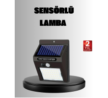 Solar LED Bahçe Aydınlatma – Hareket Sensörlü, Güneş Paneliyle Şarj Olan, IP65 Dayanıklı
