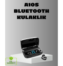 TWS A10s Bluetooth 5.0 Kulaklık – Yüksek Ses Kalitesi, Ergonomik, Uzun Pil Ömürlü