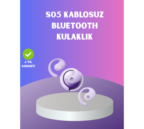 S05 Spor Kulaklığı – Kemik İletimli, Kulak Kanalını Tıkamayan Yapı