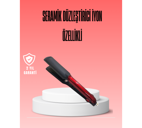 Çok Yönlü Kullanım Sunan Saç Düzleştirici – Düzleştirici ve Hacim Verici