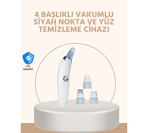 Güçlü Vakumlu Siyah Nokta Temizleyici – Cilt Pürüzlerini Gideren