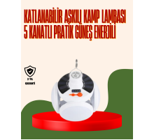 IPX4 Suya Dayanıklı, Katlanabilir LED Kamp Lambası ve Acil Durum Işığı