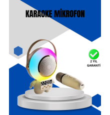 Kablosuz Mikrofonlu Astronot Tasarım Bluetooth Speaker Karaoke