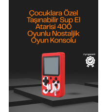 3 İnç Ekranlı Klasik Oyunlu El Konsolu