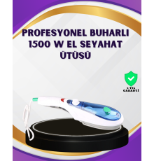 Taşınabilir Buharlı Ütü 1500W | Giysilerde Yanık Bırakmaz, Kokuyu Giderir