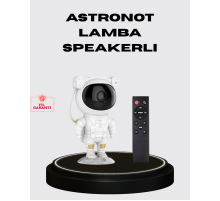 8 Efektli Astronot Galaxy Projektör Uzaktan Kumandalı LED Gece Lambası