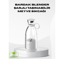 USB Şarjlı Kablosuz Blender – Taşınabilir, Kompakt ve Çevre Dostu Meyve Sıkıcı