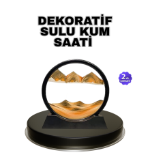 Şeffaf Dekoratif Kum Saati – Dayanıklı Gövde, Minimalist Stil, Masa ve Vitrin Aksesuarı