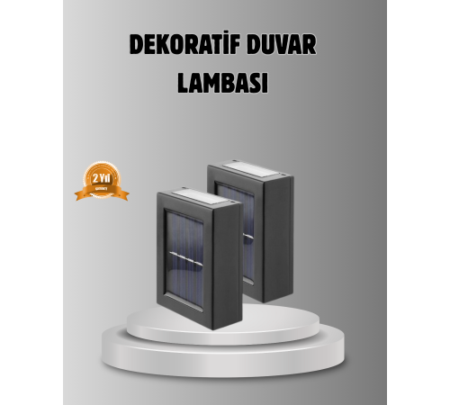 Güneş Enerjili 6 LED Solar Lamba – Fotoselli, Su Geçirmez ve Çevre Dostu Bahçe Işığı