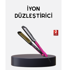 İyonik Saç Düzleştirici – 220°C Isıya Kadar Çıkan, LED Göstergeli ve Eşit Isı Dağılımlı Plaka
