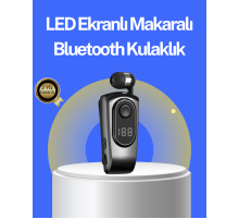 Dijital Ekranlı Bluetooth Kulaklık – Titreşimli Bildirim, 25 Saat Kullanım