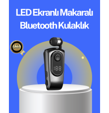 Dijital Ekranlı Bluetooth Kulaklık – Titreşimli Bildirim, 25 Saat Kullanım
