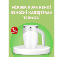 Elektrikli Otomatik Karıştırıcı Kupa – 304 Paslanmaz, USB Şarjlı, Taşınabilir