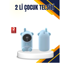 Çocuk ve Bebek Telsizi – 22 Kanal, VOX Modu, USB Şarjlı, Renkli Ekran