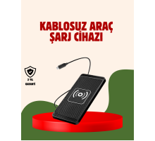 Kablosuz Manyetik Araç Şarj Pedi – Hızlı, Güvenli, Isınma Korumalı Tasarım