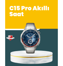 Akıllı Saat Nabız Ölçer, Adım Sayar ve Uyku Takip Özellikli