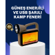 Solar Alev Lambası – Kamp, Bahçe ve Dış Mekan İçin