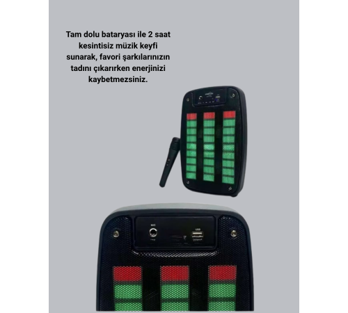 Kablosuz Bluetooth Müzik Cihazı – 2 Saat Batarya Süresi, Şık ve Taşınabilir