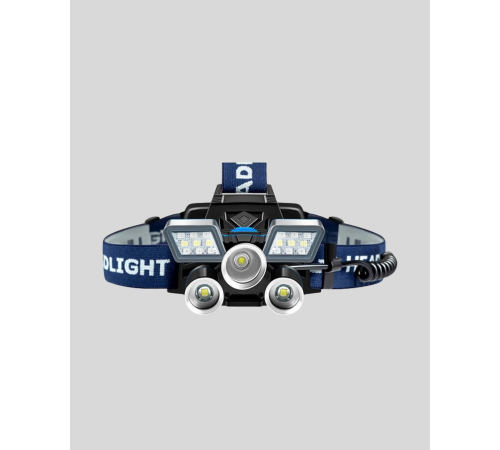 Outdoor ve Gece Balıkçılığı İçin LED Kafa Lambası – USB Şarjlı, 60° Ayarlanabilir Far