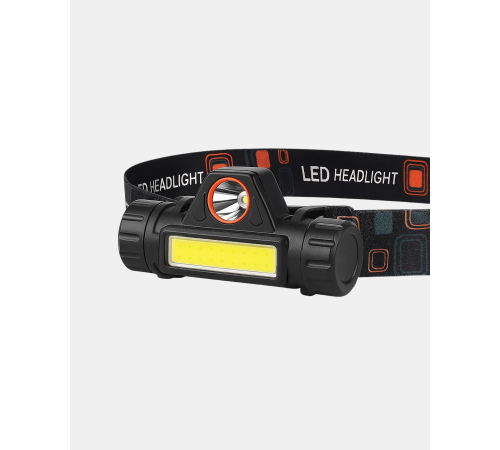 Şarjlı LED Kafa Feneri – Çift Fonksiyonlu, 200LM Işık Gücü, IP44 Suya Dayanıklı