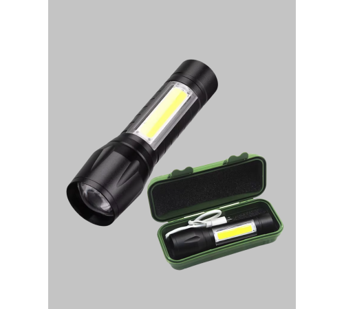 Profesyonel 4 Modlu Şarjlı El Feneri | 1300 mAh Batarya | Cree LED Teknolojisi