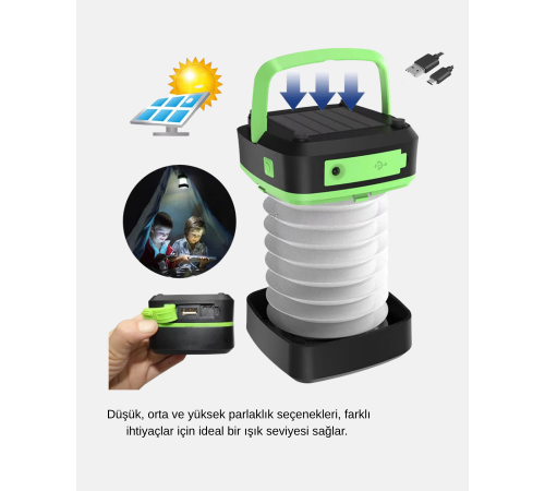 Taşınabilir Şarjlı LED Lamba – Dokunmatik Kontrol, Üç Kademeli Işık ve Uzun Ömürlü Pil Performansı
